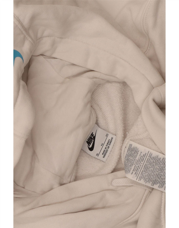 Męska bluza z kapturem Nike Graphic XL, biała, bawełniana