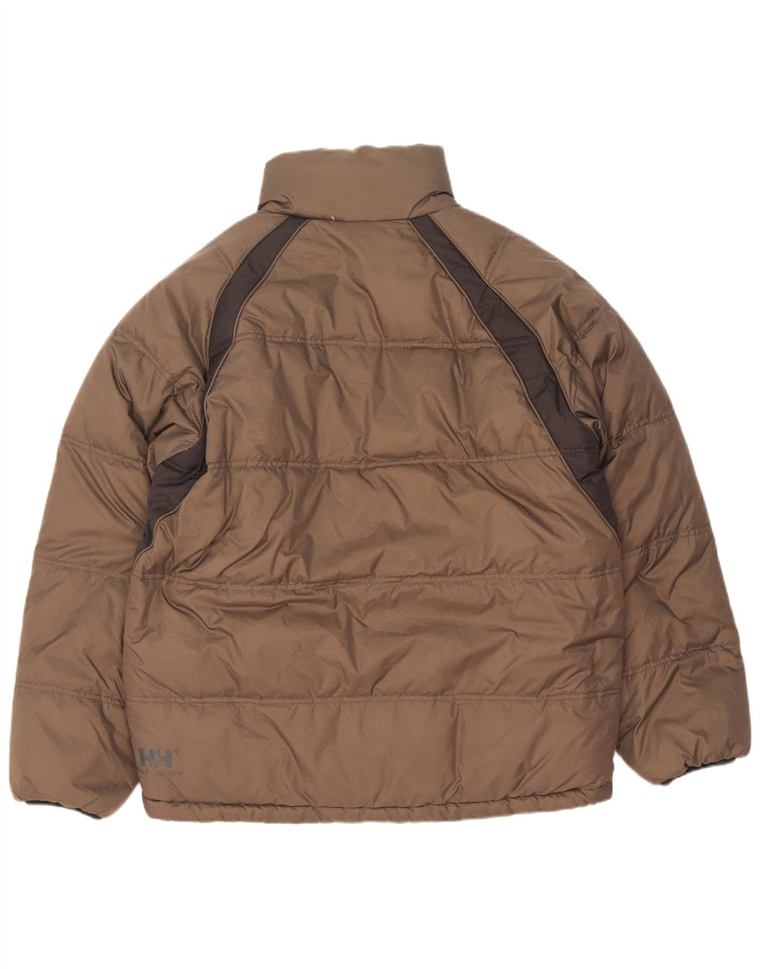 Męska dwustronna wyściełana kurtka Helly Hansen UK 38 Średni brązowy nylon