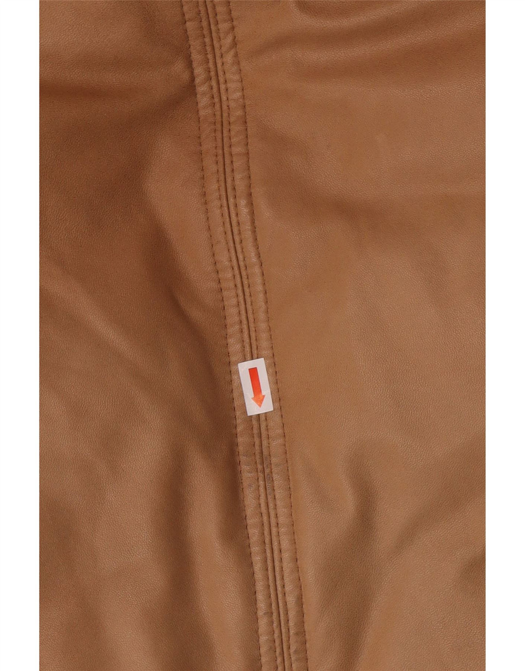 Damska wyściełana skórzana kurtka PEUTEREY z kapturem UK 10, mała brązowa skóra