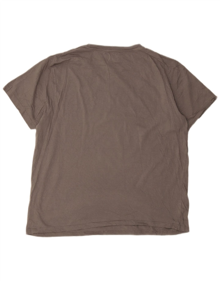 Męska koszulka z grafiką Saltrock Top 2XL, szara bawełna