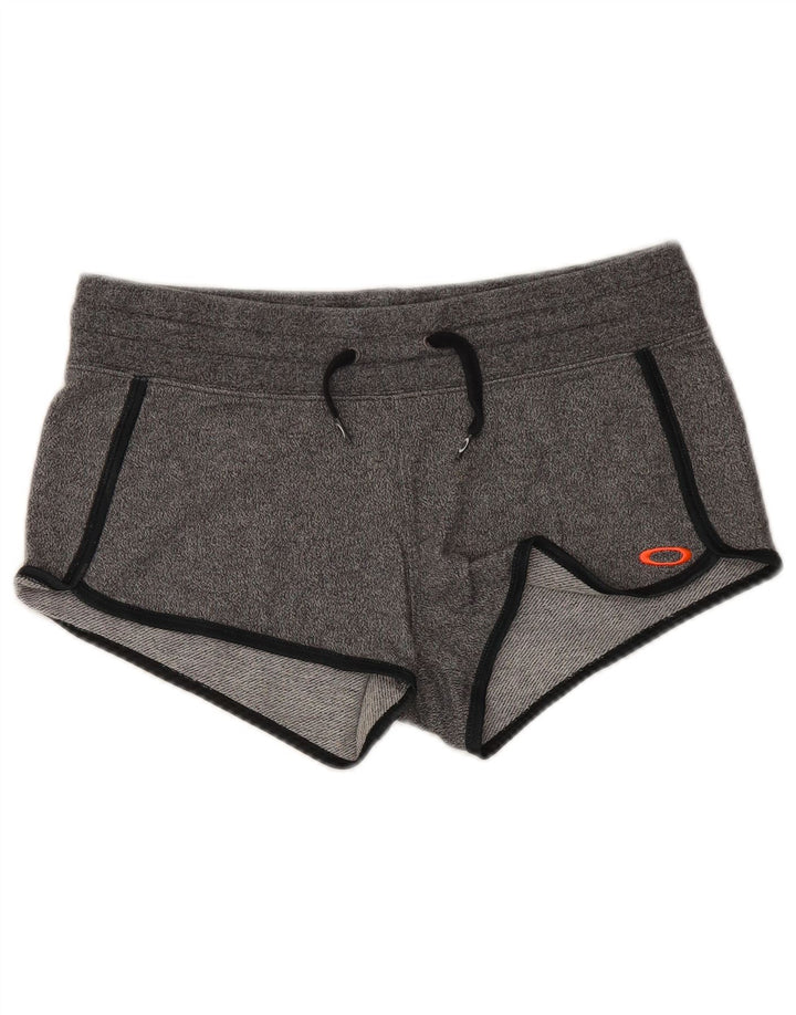 Damskie spodenki sportowe w stylu vintage UK 14, średnioszare, nakrapiane
