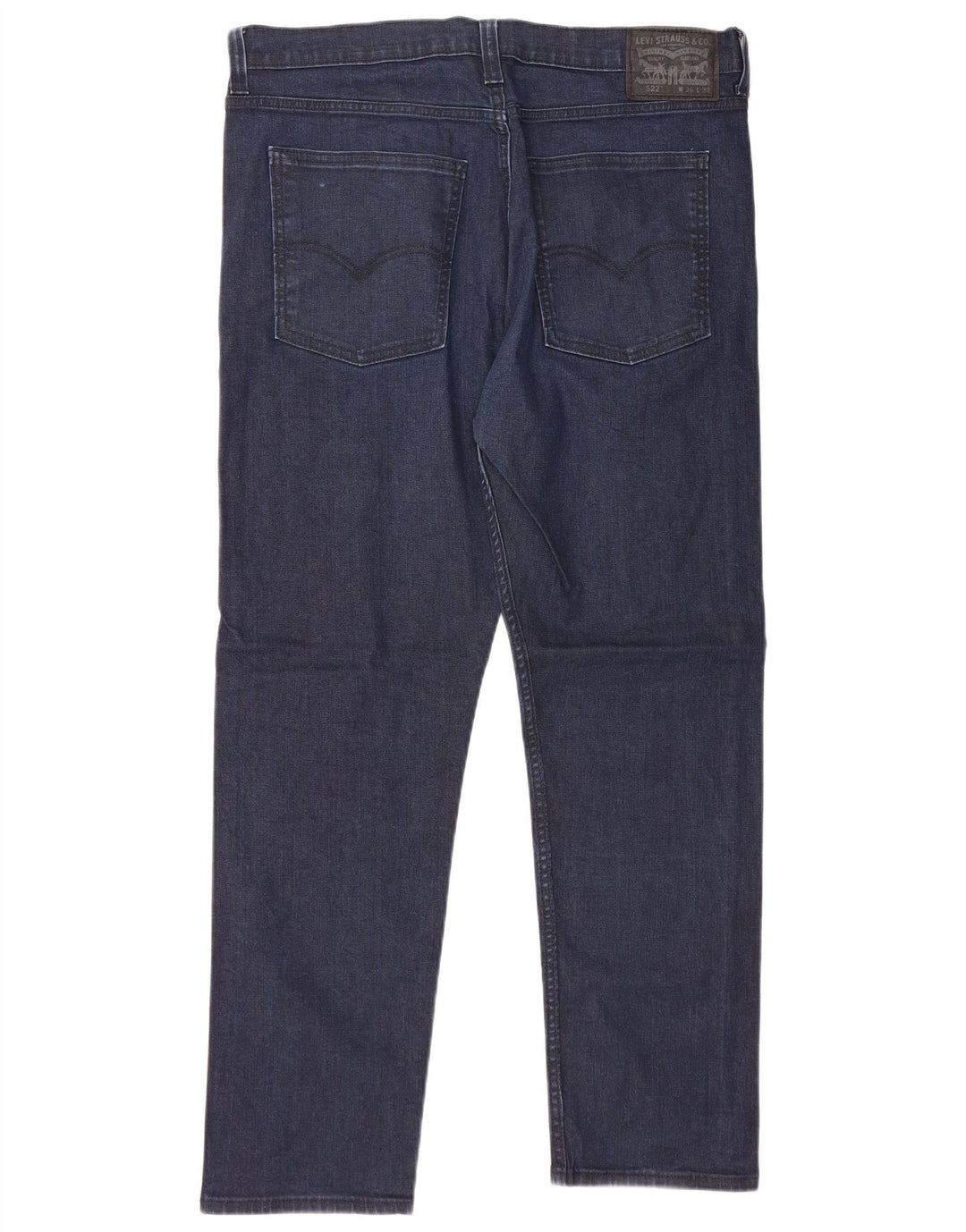 Męskie jeansy LEVI'S 522 Tapered W36 L32 Granatowa bawełna