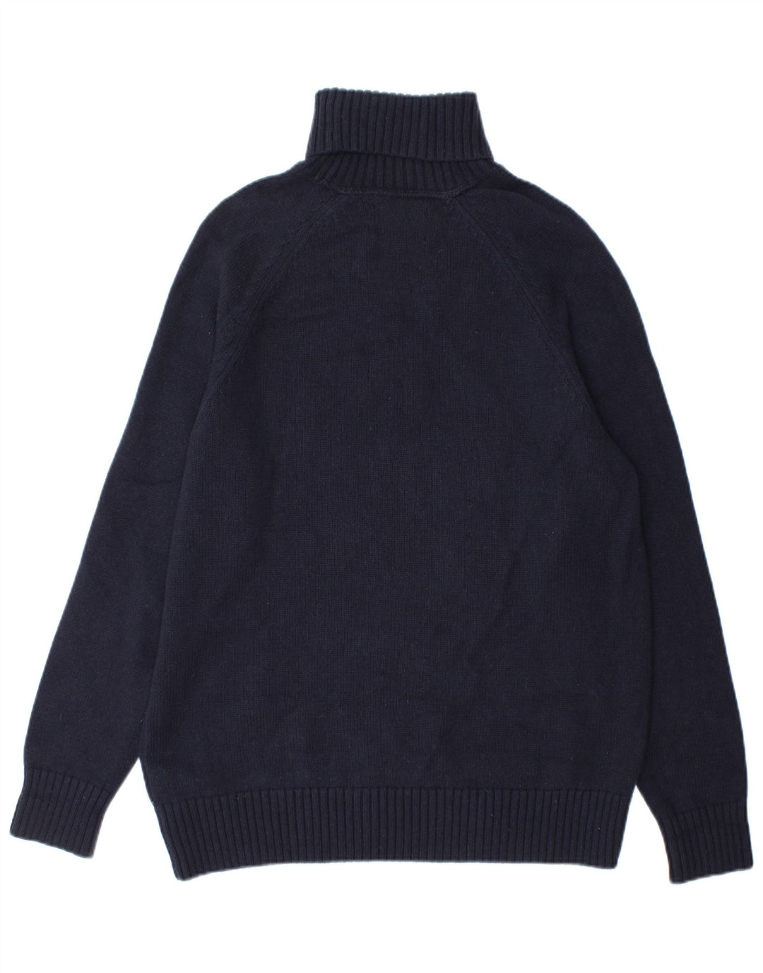 Męski sweter z wywijanym dekoltem Calvin Klein Jeans, średni granatowy, bawełniany