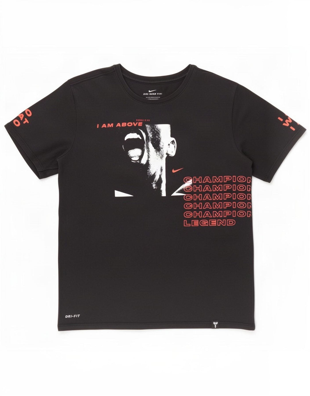 Męski T-shirt Nike Dri Fit z grafiką, średni czarny