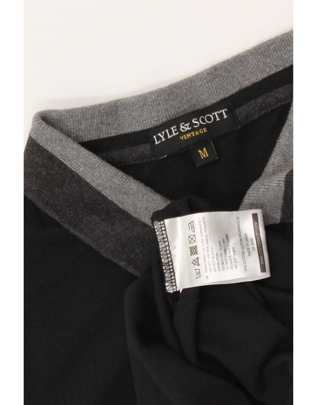 Męska koszulka polo Lyle & Scott, bawełniana, w kolorze średniej czerni