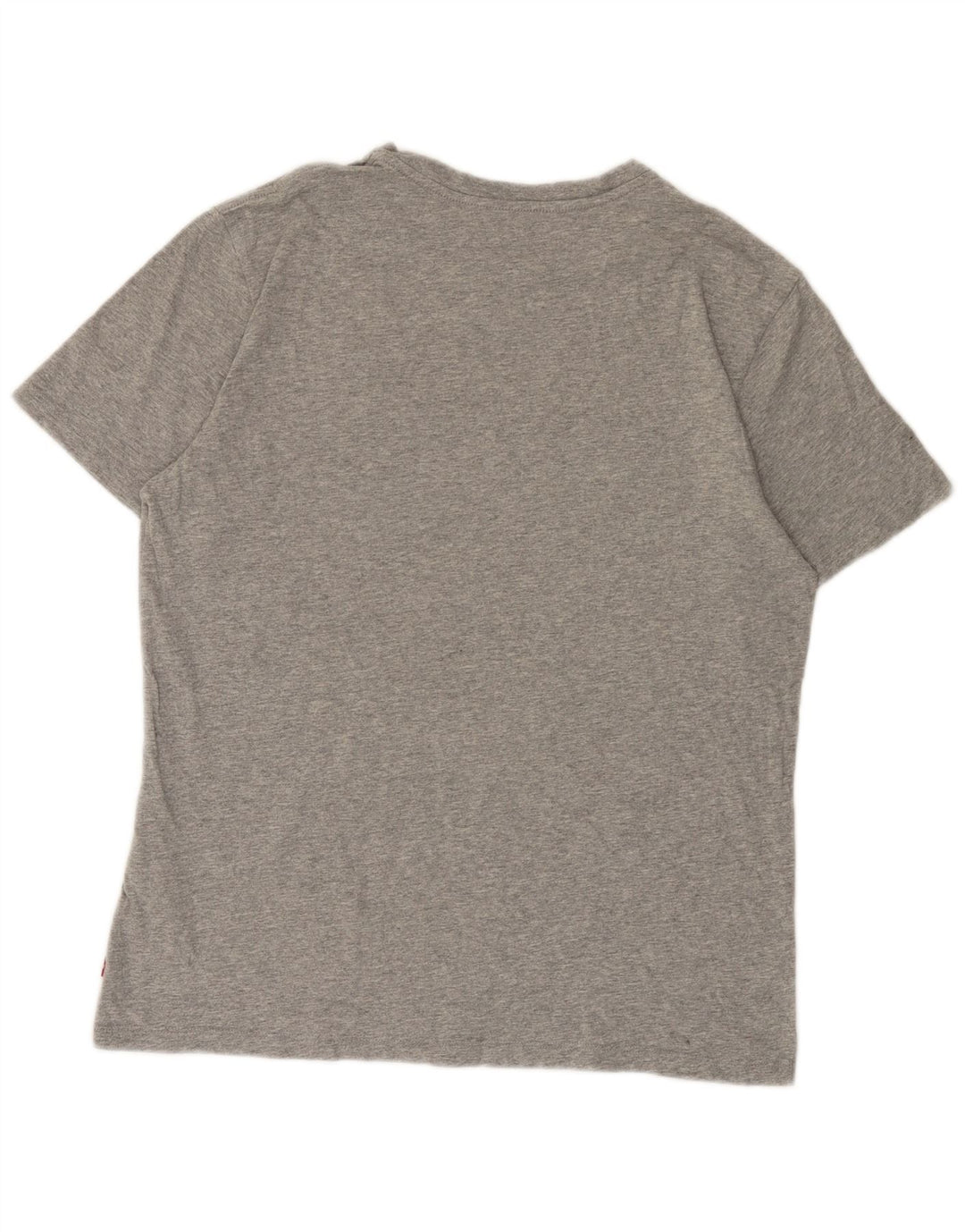 Męski T-shirt z grafiką Levi's, duży, szary, bawełniany w plamki