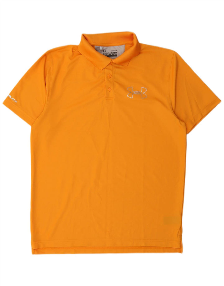 Męska koszulka polo Under Armour, duża, pomarańczowa, poliestrowa