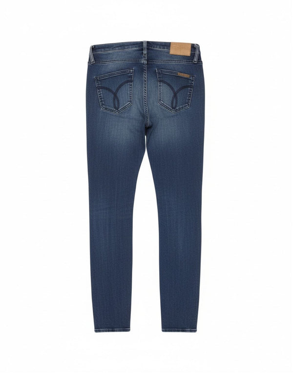 Damskie jeansy Skinny Calvin Klein W28 L32 Niebieskie