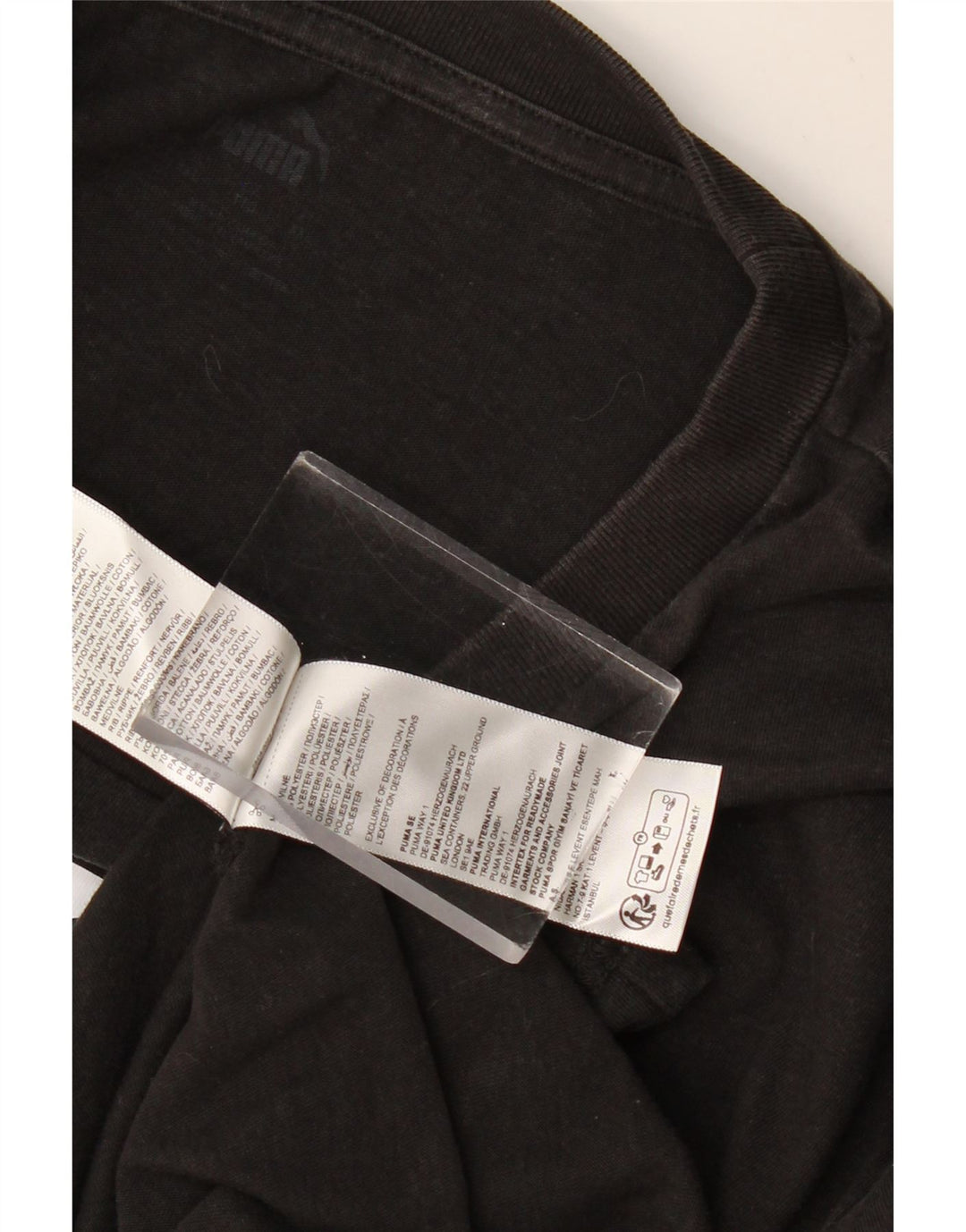 Męski T-shirt z grafiką PUMA, top 2XL, czarna bawełna