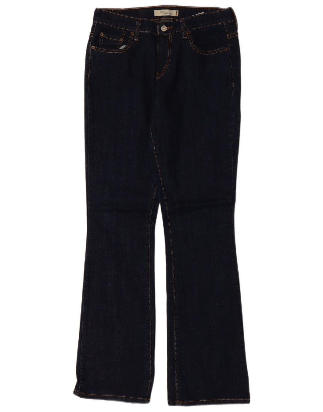 Damskie jeansy LEVI'S 515 Bootcut US 6 Medium W30 L33 Granatowa bawełna