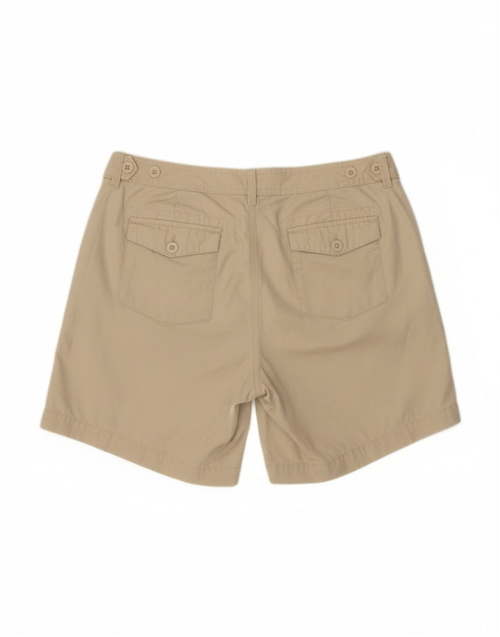 EDDIE BAUER Womens Chino Shorts US 8 Medium W34  Beige Cotton