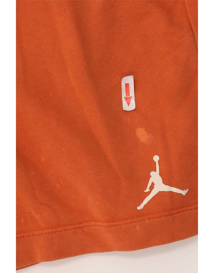 Męskie spodenki sportowe Jordan Graphic, małe, pomarańczowe, bawełniane