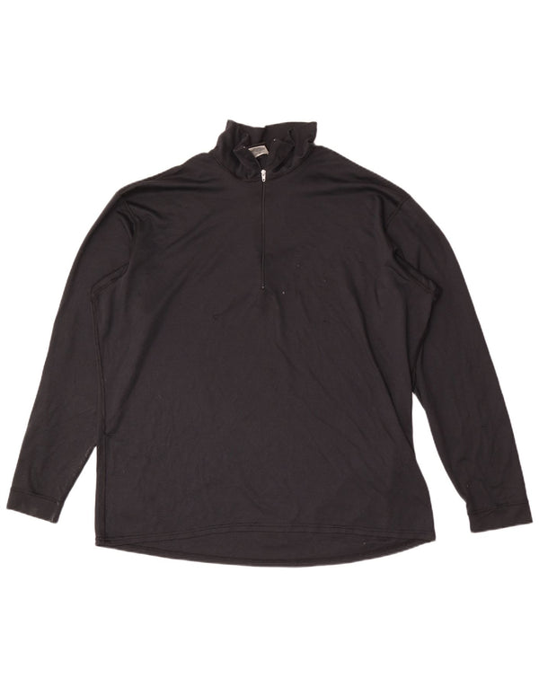 Męski dres Patagonia z zamkiem błyskawicznym, top XL, czarny poliester