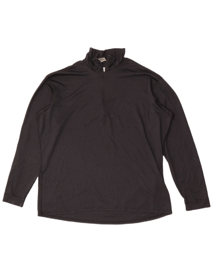 Męski dres Patagonia z zamkiem błyskawicznym, top XL, czarny poliester