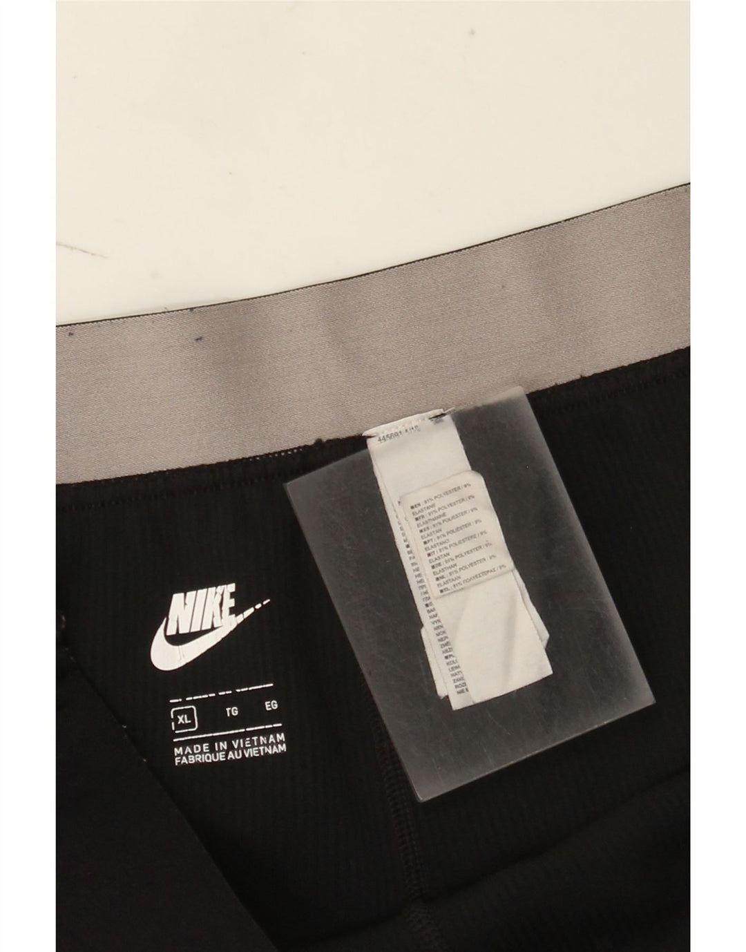 Damskie legginsy Nike Graphic UK 18 XL, czarne, poliestrowe