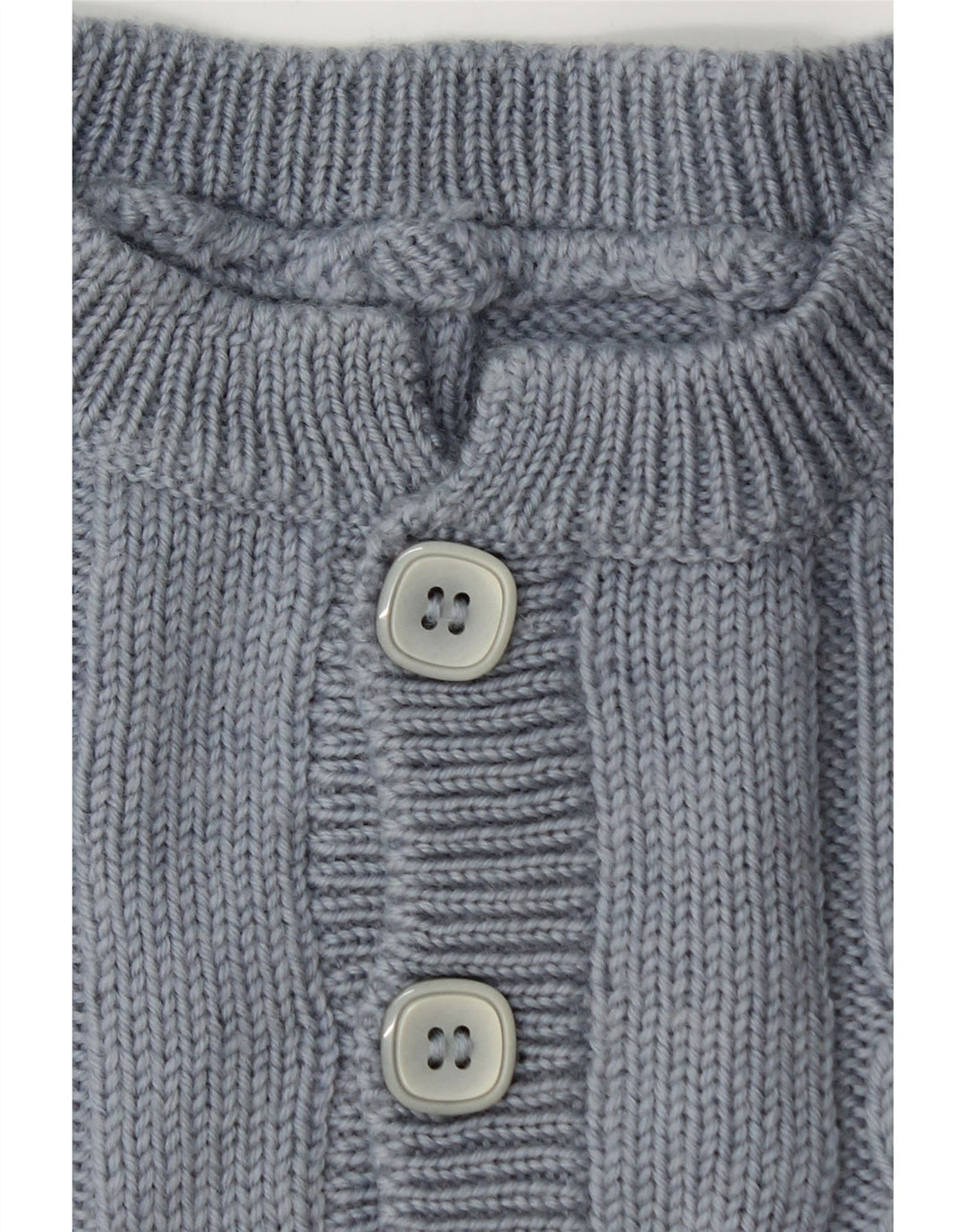 Vintage męski sweter z okrągłym dekoltem XL niebieski