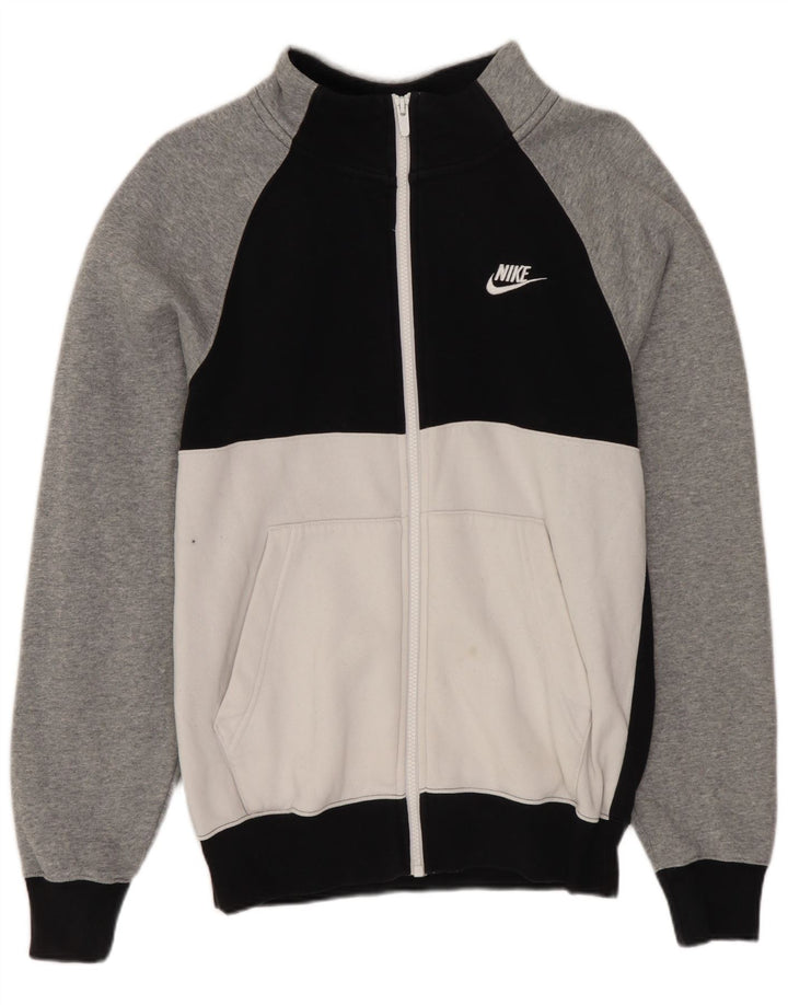 Męska bluza dresowa NIKE XS, wielobarwna bawełna z blokami kolorów
