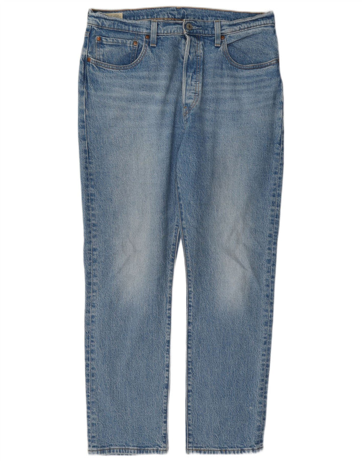 Męskie jeansy Levi's 501 Straight W32 L30 Niebieskie bawełniane