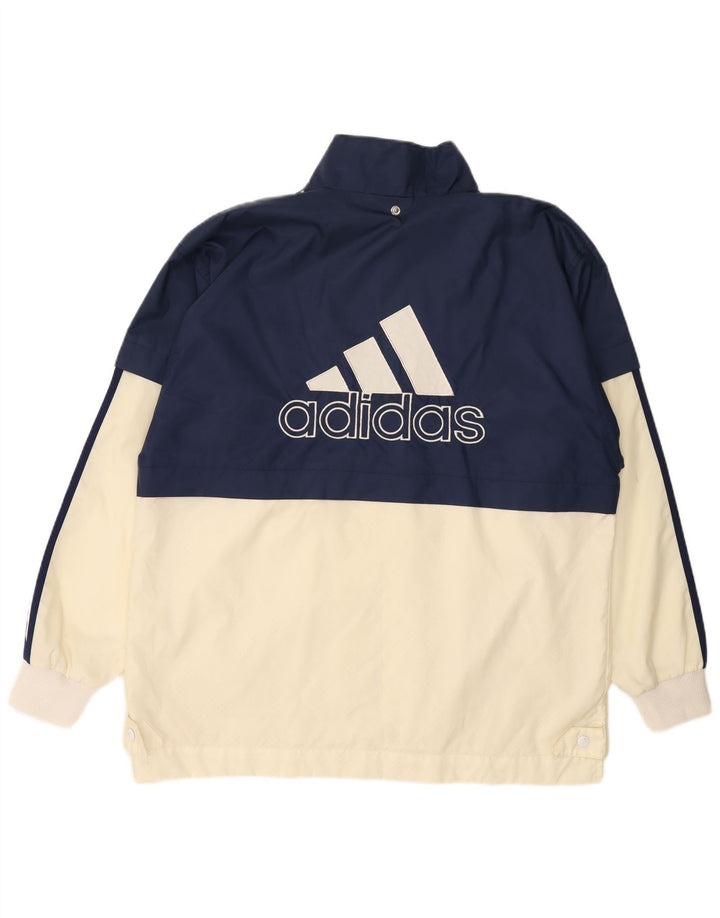 Męska kurtka wiatrówka ADIDAS UK 40/42 w kolorze średniego granatu