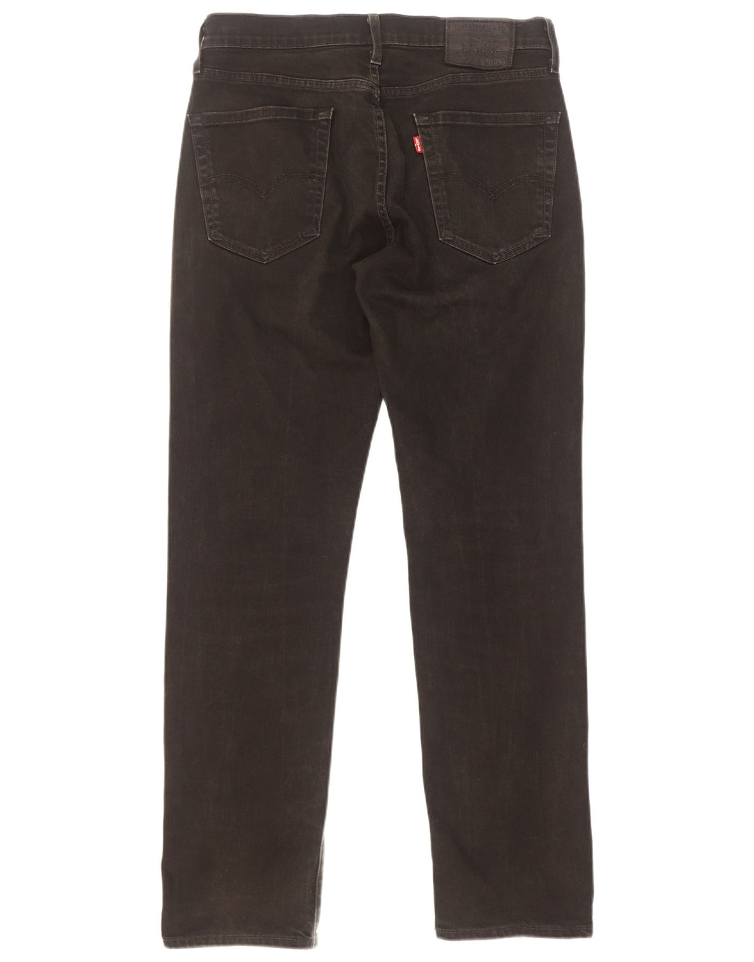 Męskie proste dżinsy Levi's W30 L32 Czarna bawełna