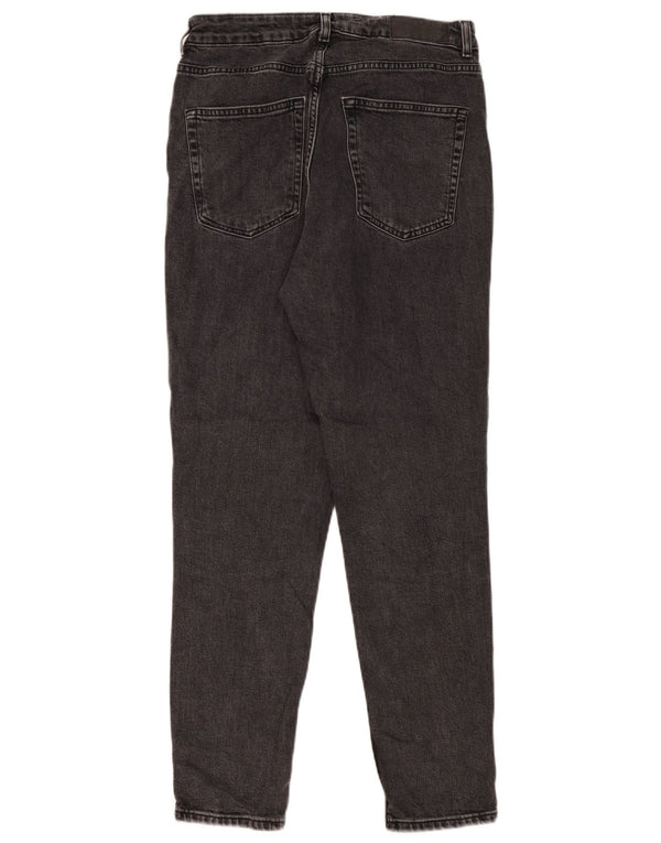 Topshop Damskie jeansy slim UK 14 Medium W30 L29 Czarna bawełna