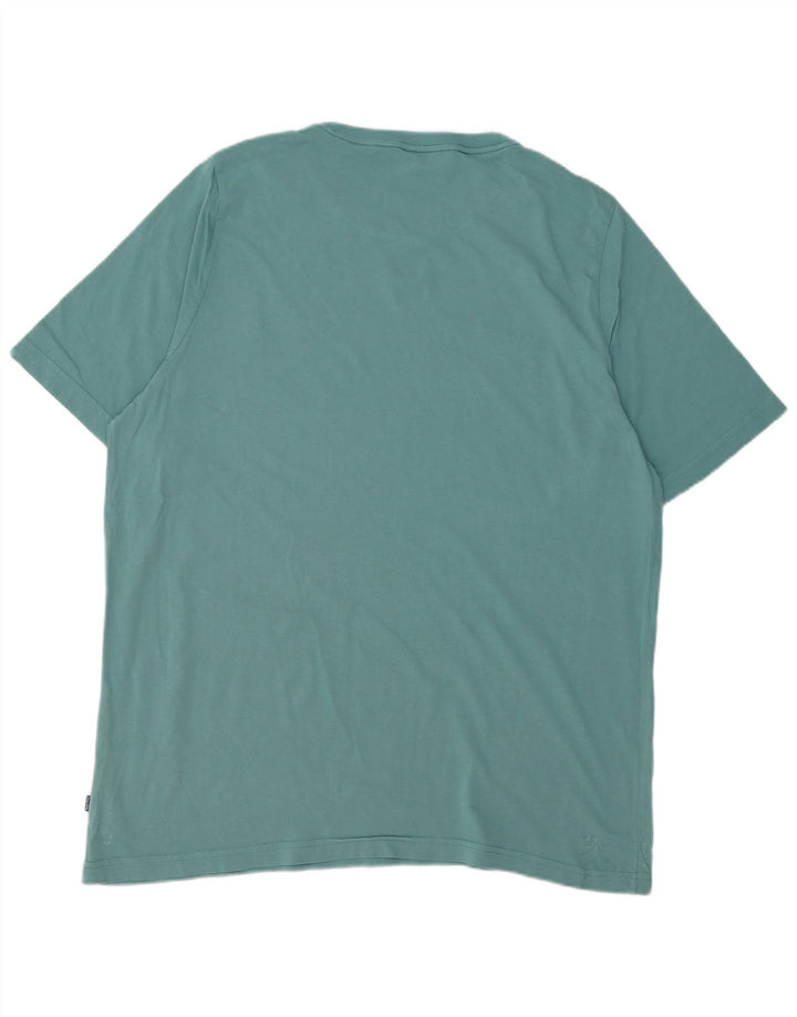 Męski T-shirt PUMA Top 2XL Niebieska bawełna