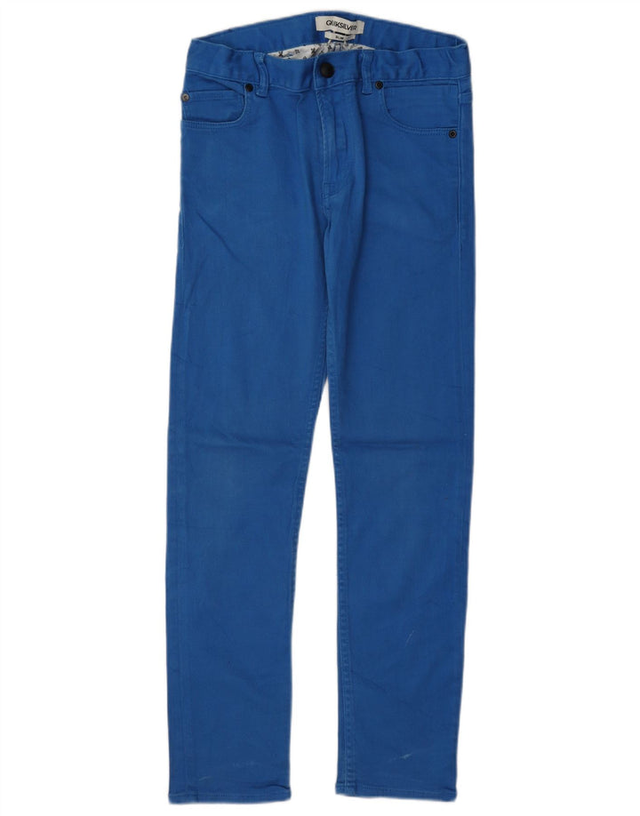 Damskie dżinsy Quiksilver Slim W28 L29 Niebieskie bawełniane