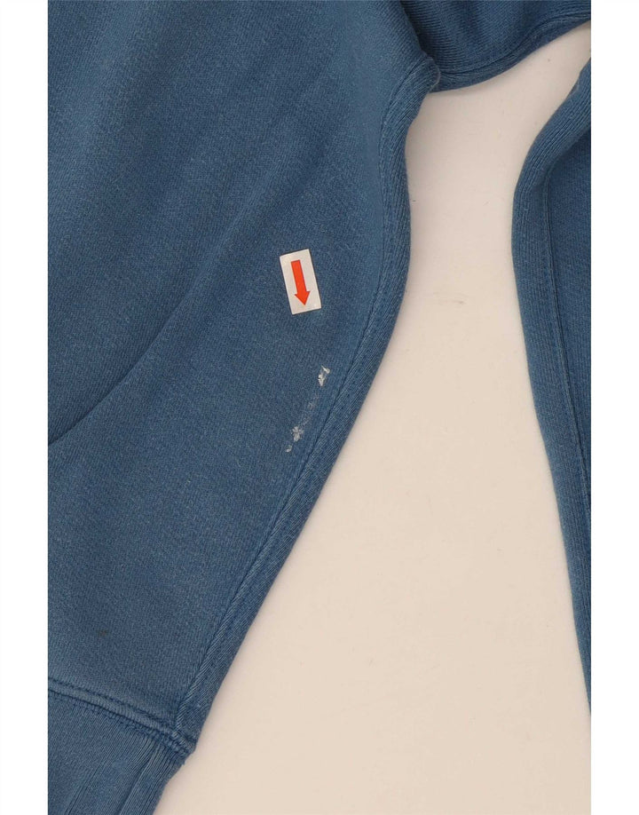 Męski sweter z kapturem i grafiką Levi's, duży, niebieski, bawełniany