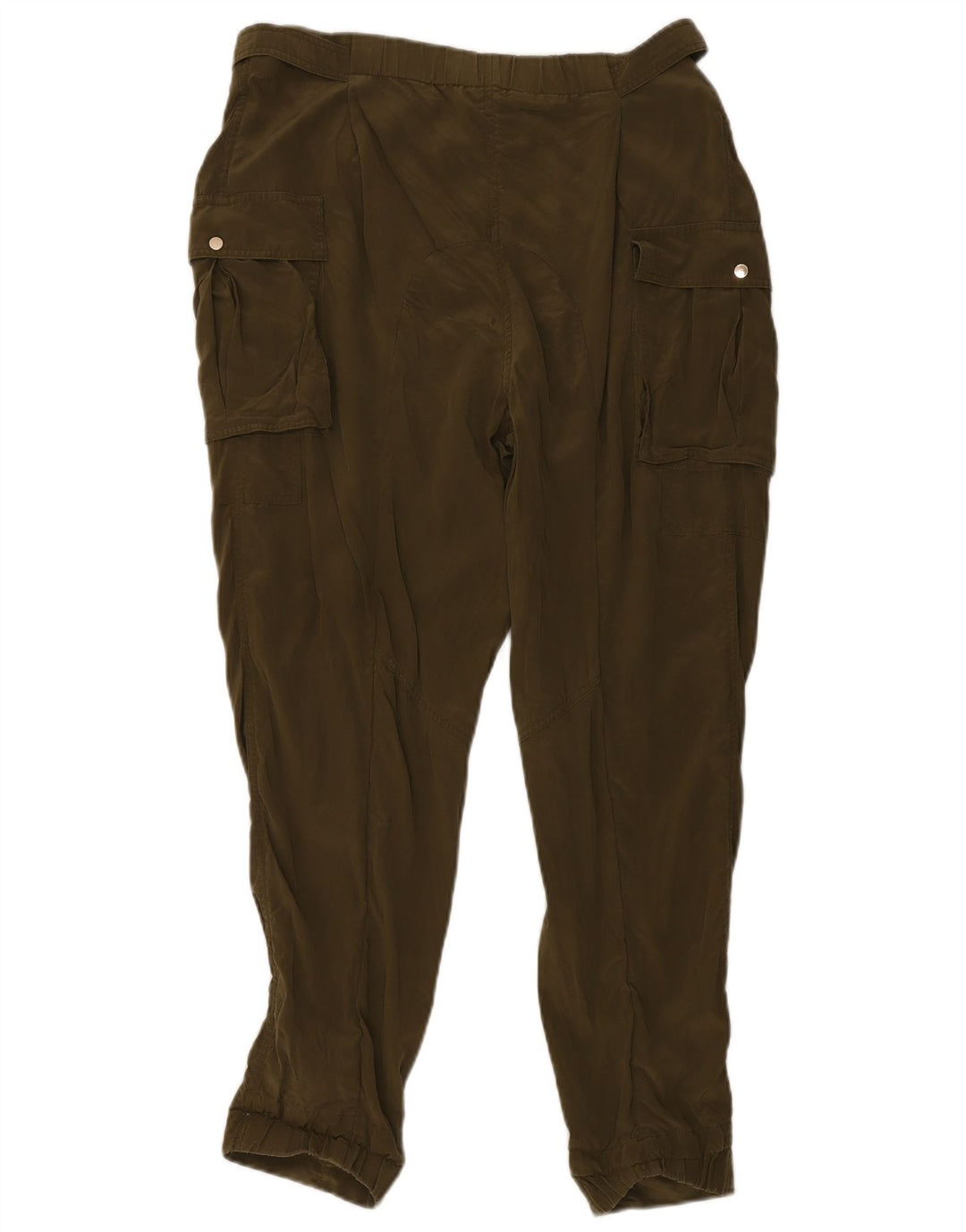 Damskie spodnie cargo z wysokim stanem Ted Baker, rozmiar 3, średnie W34 L28 Khaki
