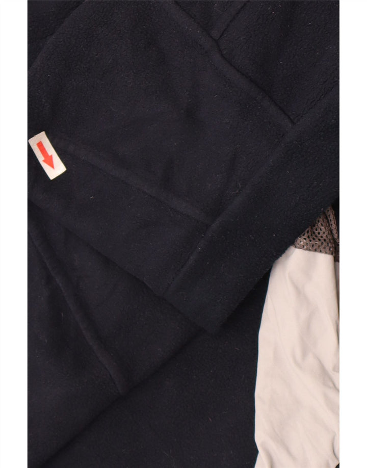 Męska kurtka polarowa Helly Hansen Graphic UK 40, duża granatowa, z blokami kolorów
