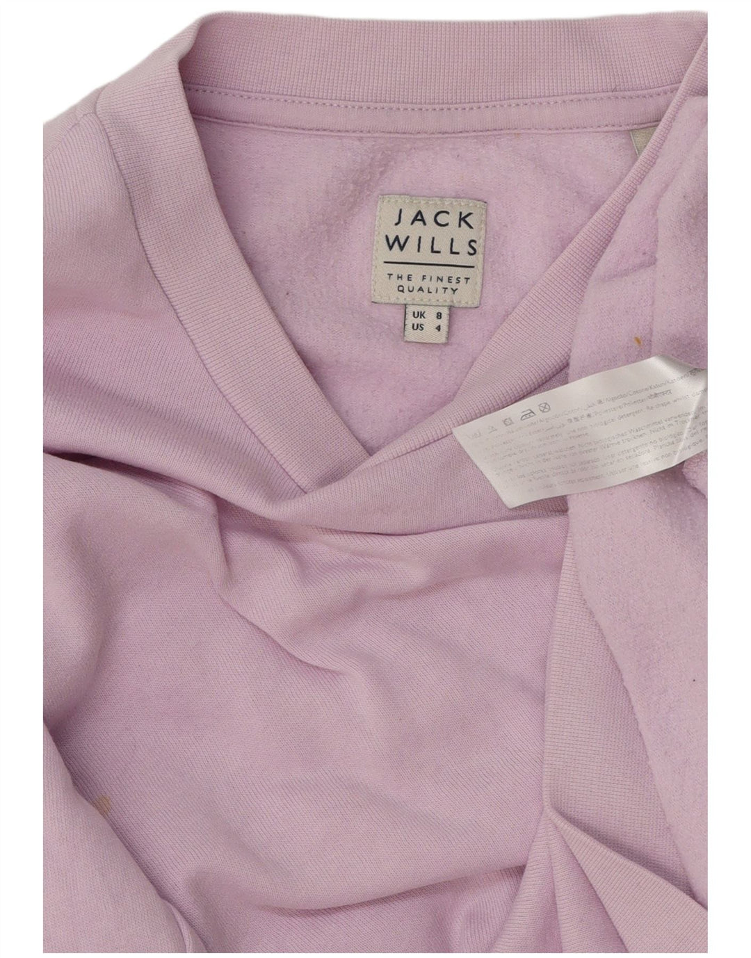 Damska bluza dresowa Jack Wills UK 8, mała, fioletowa bawełna