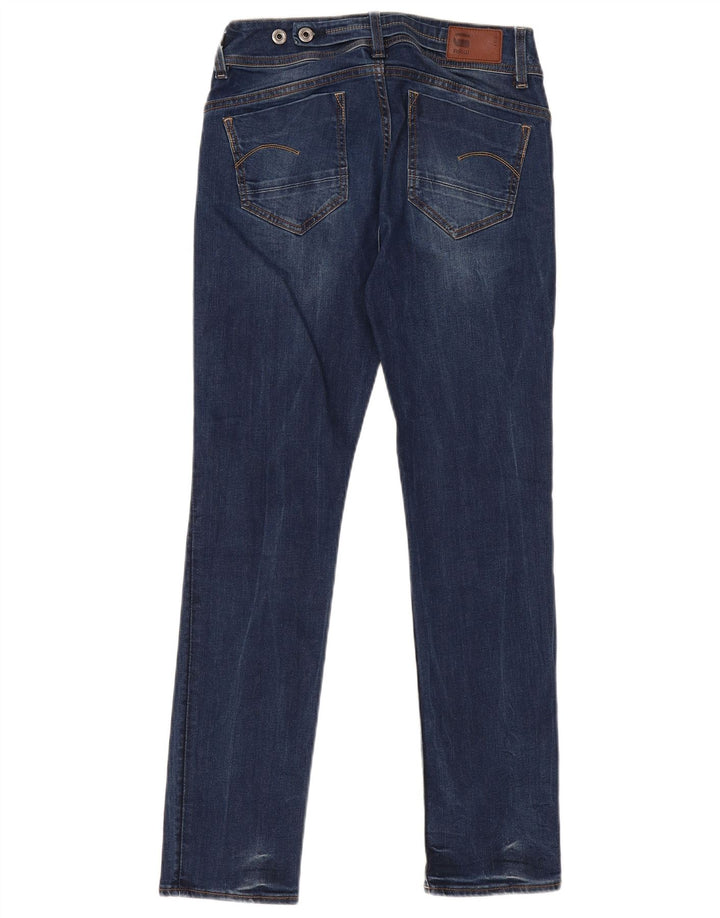 Damskie jeansy G-Star Midge Straight W29 L30 Granatowe