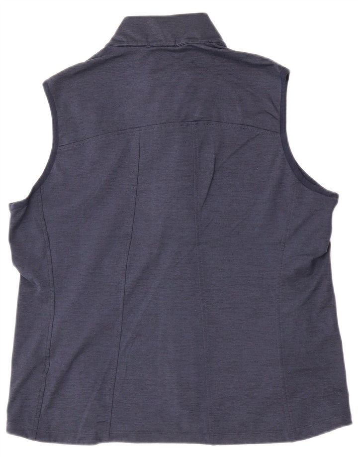 Damska kurtka dresowa bez rękawów Puma UK 16, duża, granatowa