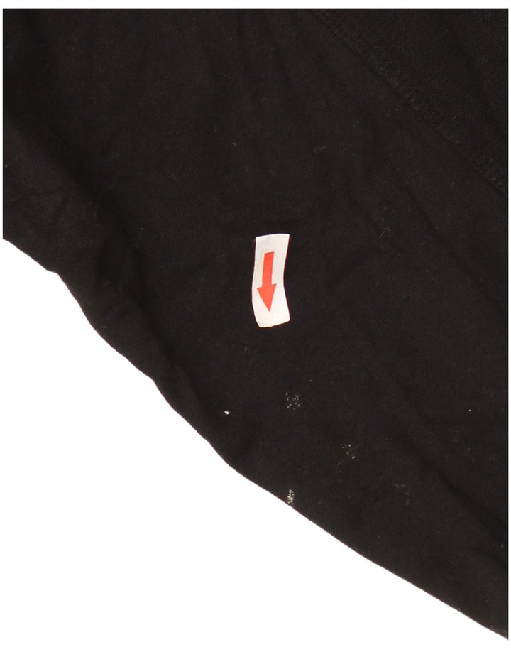 Damski sweter oversize z rękawem 3/4 Zara UK 14, średni czarny