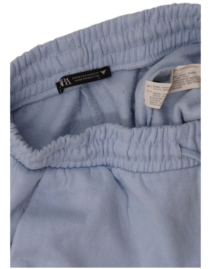 Damskie spodnie dresowe Zara Joggers UK 12 Średni niebieski poliester