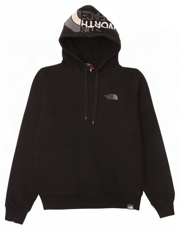 Męski sweter z kapturem The North Face z grafiką, mały, czarny, bawełniany