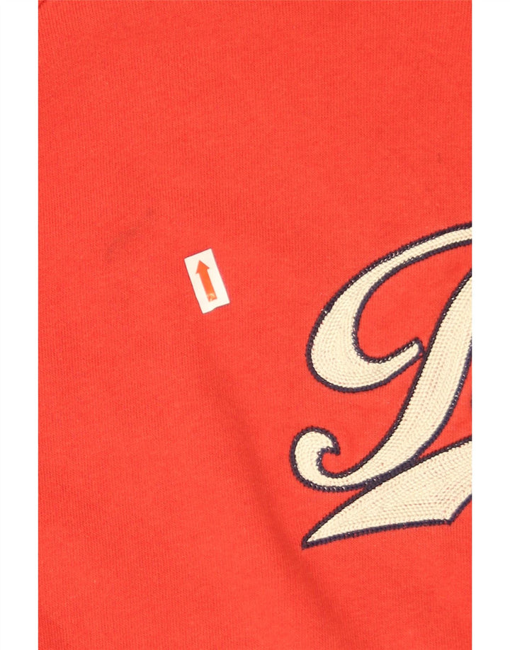 Męska bluza z grafiką Puma, bawełniana, średnia czerwona