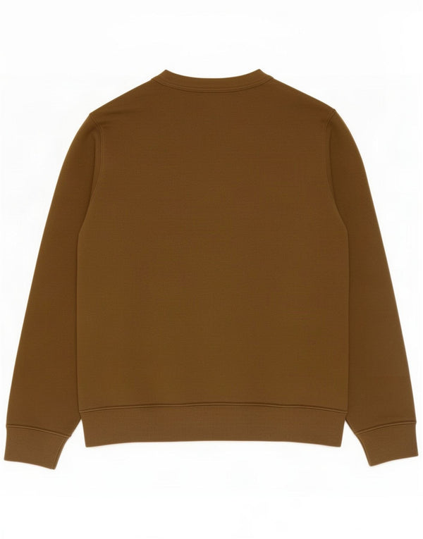 Zara Mens Sweatshirt Jumper Medium Khaki Cotton