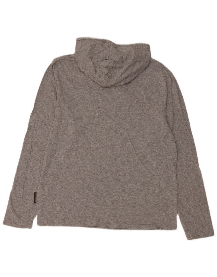Męska bluza dresowa French Connection o regularnym kroju, średnioszara, bawełniana