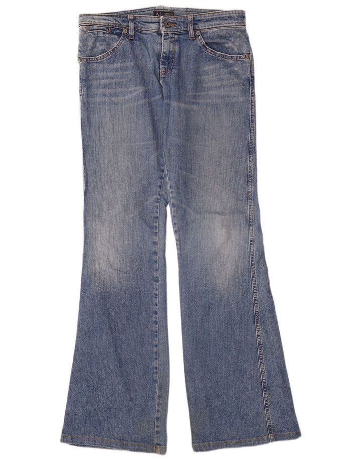 Damskie jeansy Bootcut Armani W29 L34 niebieskie