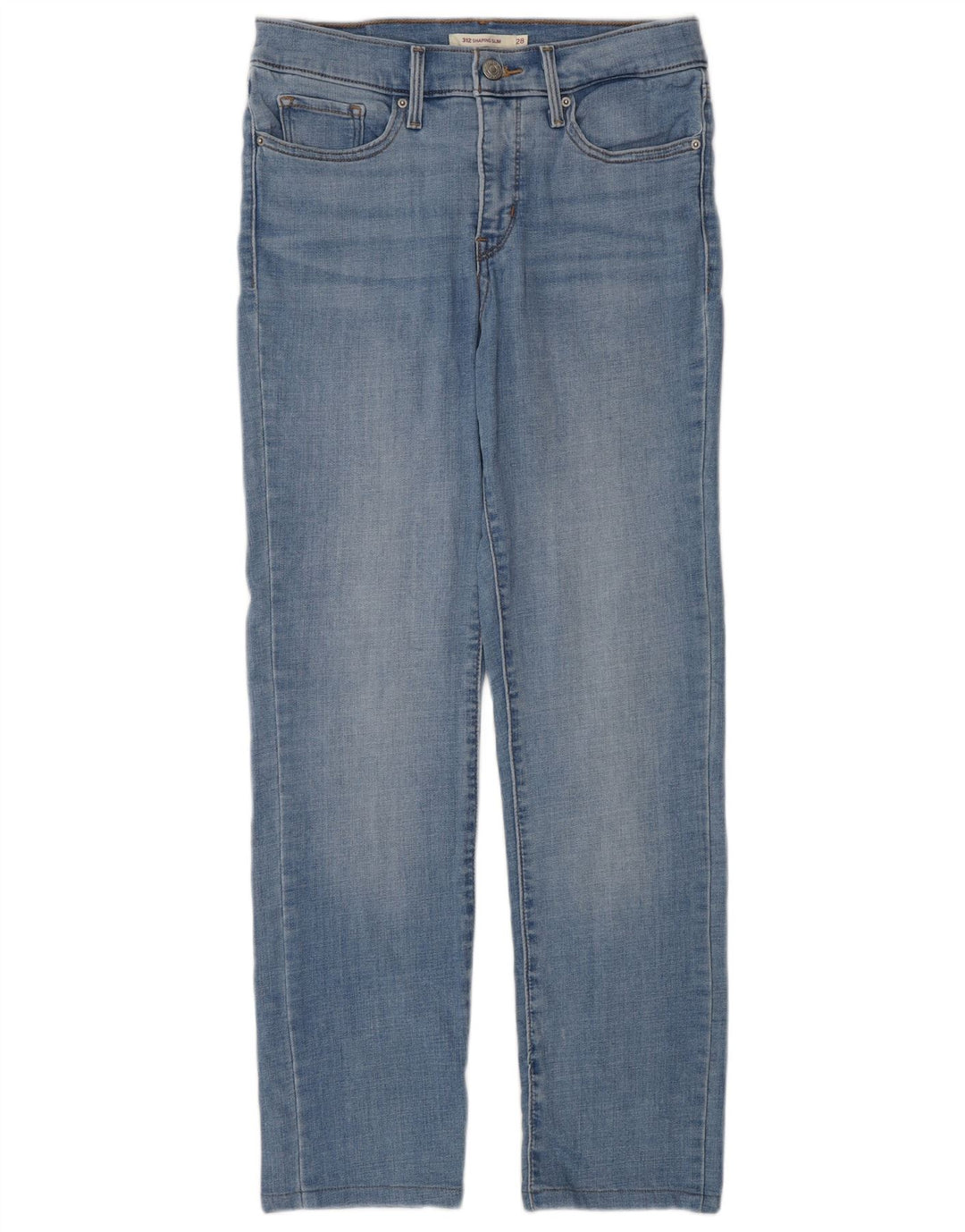 Damskie jeansy Levi's 312 Shaping W28 L27 Niebieska bawełna