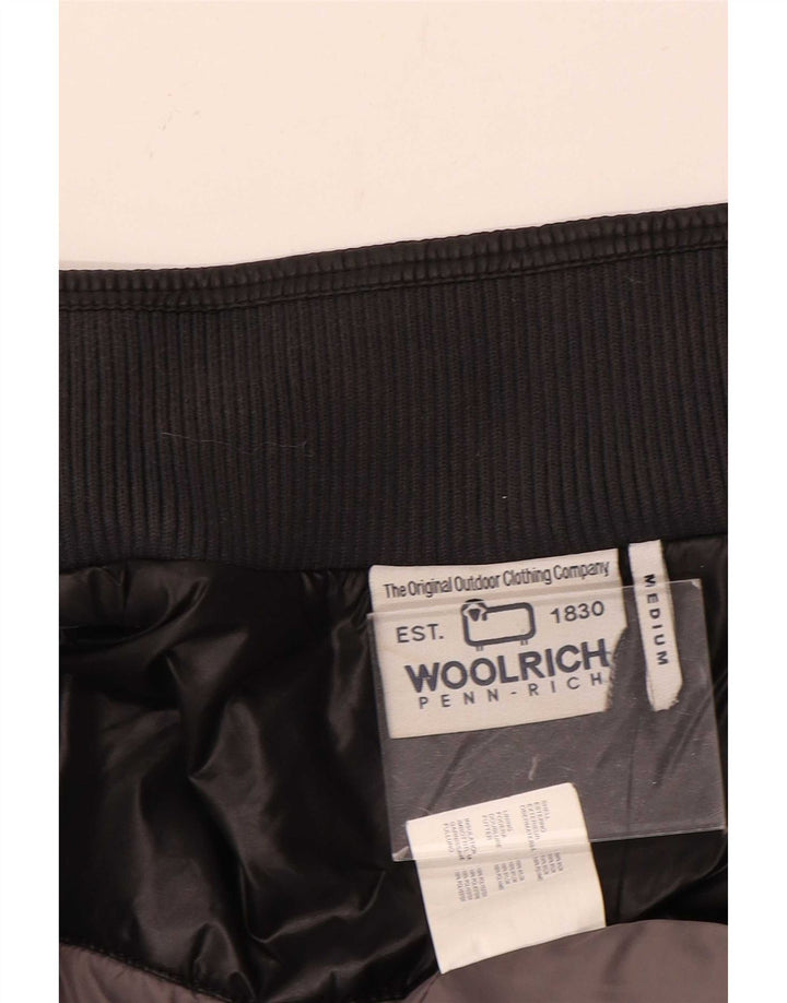 Męska kurtka bomber Woolrich UK 38 Średni czarny nylon