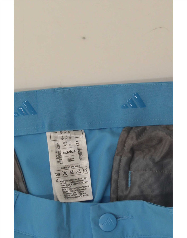 Adidas Męskie Spodenki Chino W34 Duże Niebieskie Poliester