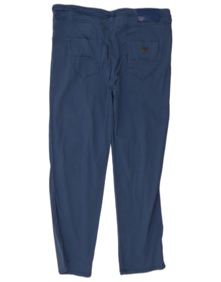 Damskie jeansy Armani Cropped W31 L26 Niebieski Modal