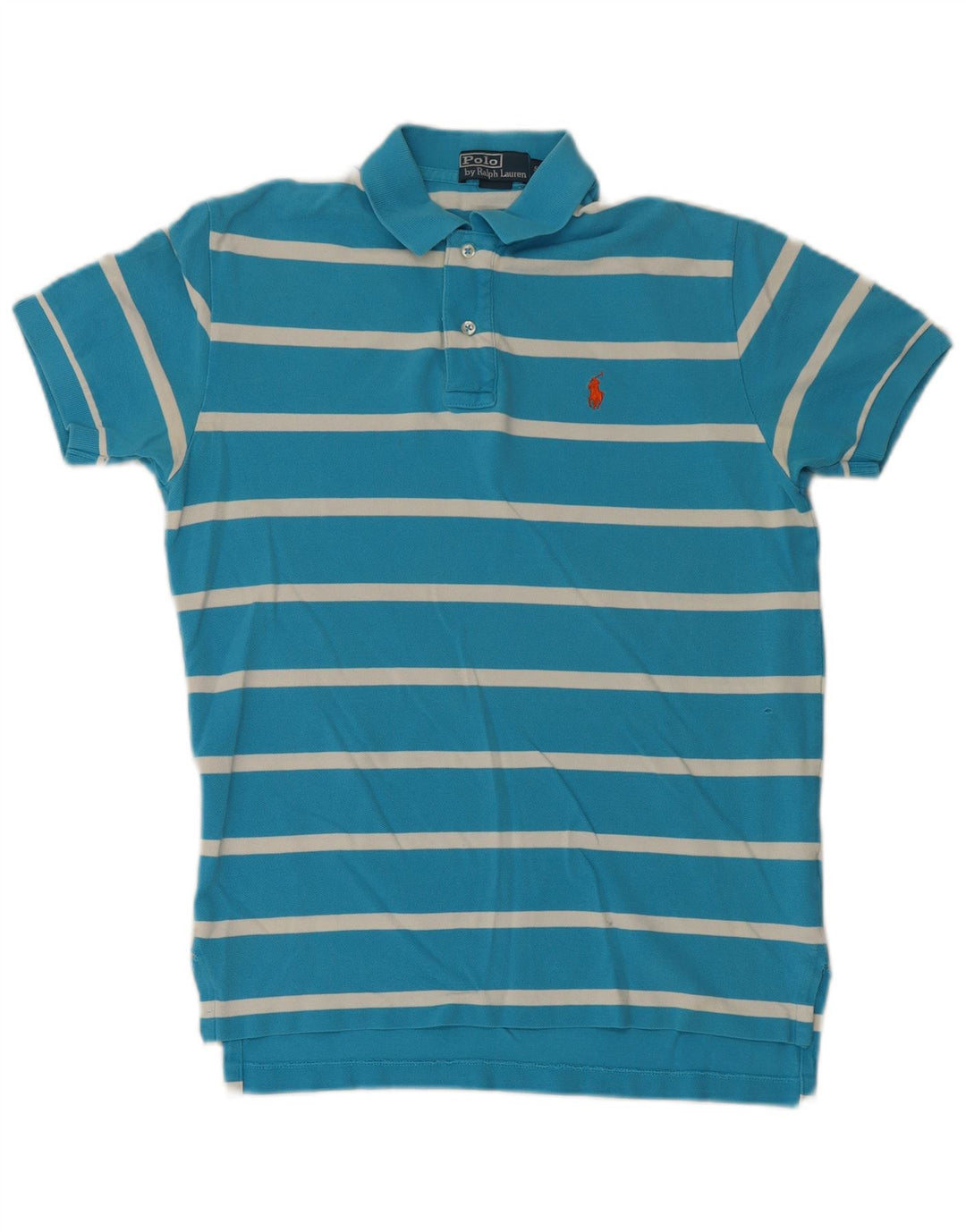 Koszula męska Polo Ralph Lauren, mała, bawełniana w niebieskie paski