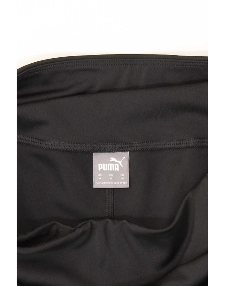 Legginsy damskie Puma UK 12 Średnio czarne geometryczne
