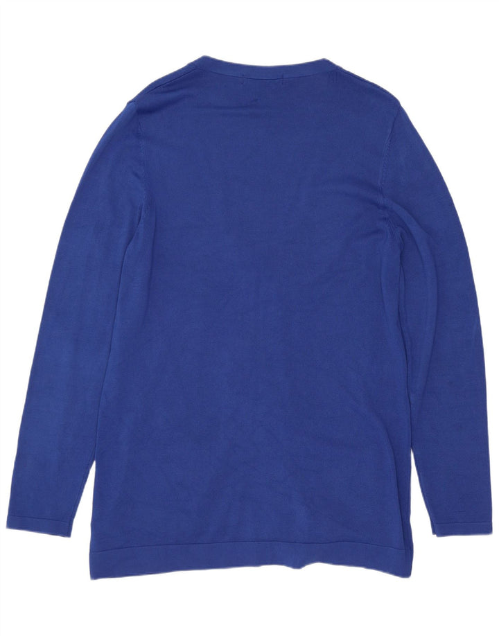 Sweter damski Marks & Spencer o regularnym kroju, UK 14, średni niebieski