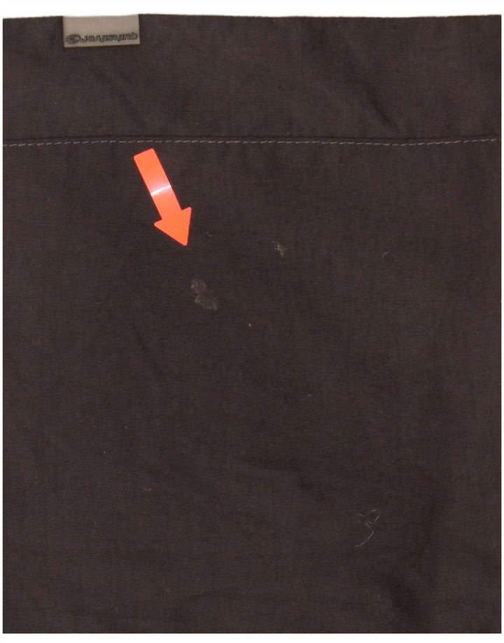 Męska kurtka wiatrówka Quiksilver UK 40, duży szary poliester w blokach kolorów