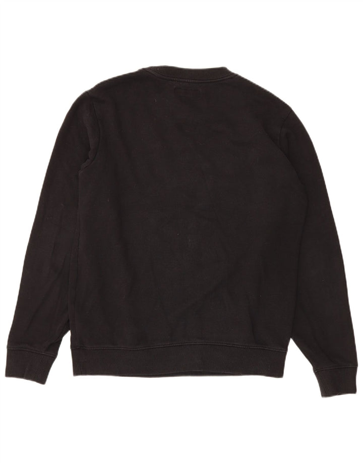 Męska bluza Guess z grafiką, mała, czarna, bawełniana
