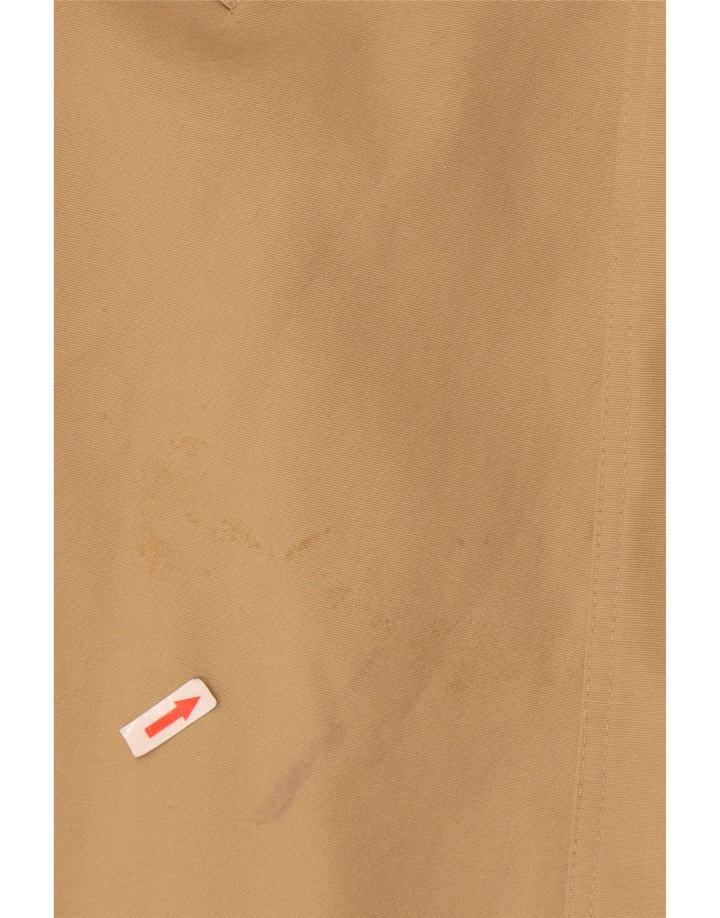 Vintage męski trencz UK 38 średni beżowy poliester